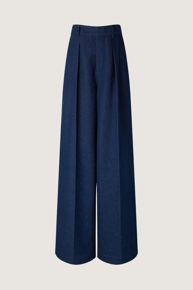 Women ANGELIQUE JEANS Navy Soeur Trousers