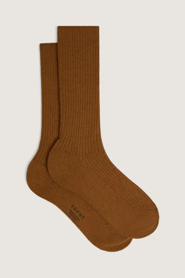 Women ARABELLA SOCKS Brown Soeur Socks
