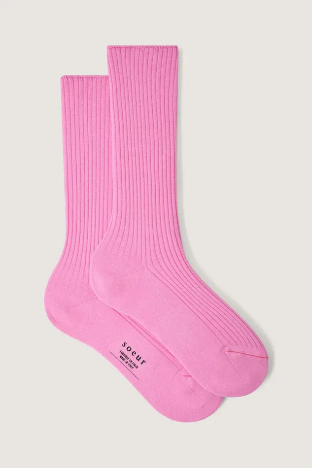 Women ARABELLA SOCKS Pink Soeur Socks