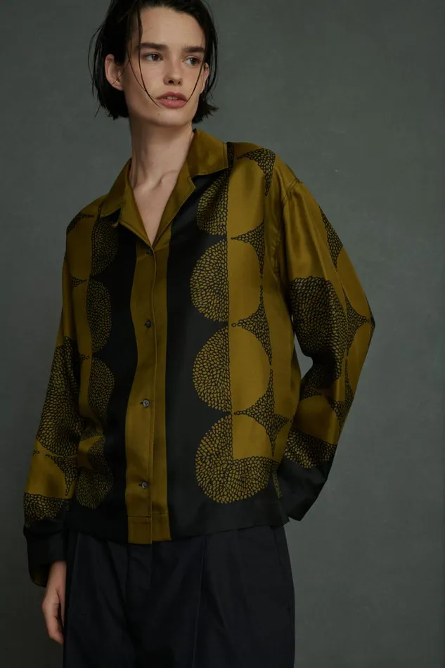 Women ARAGON SHIRT Khaki Soeur Shirts