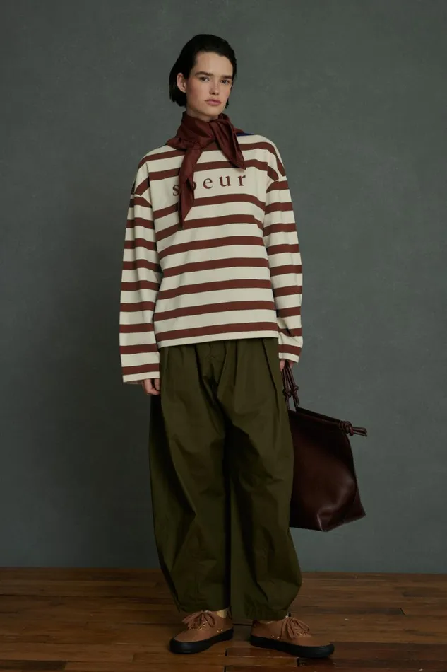 Women ARCHIE TEESHIRT Offwhiteterracotta Soeur TShirts and Sweatshirts