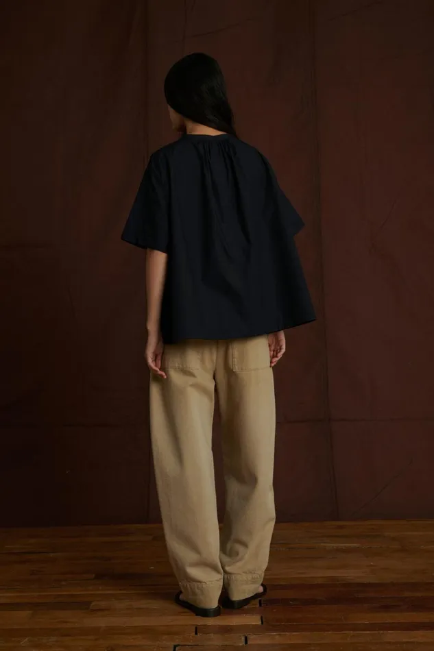 Women ARLETTE BLOUSE Black Soeur Shirts