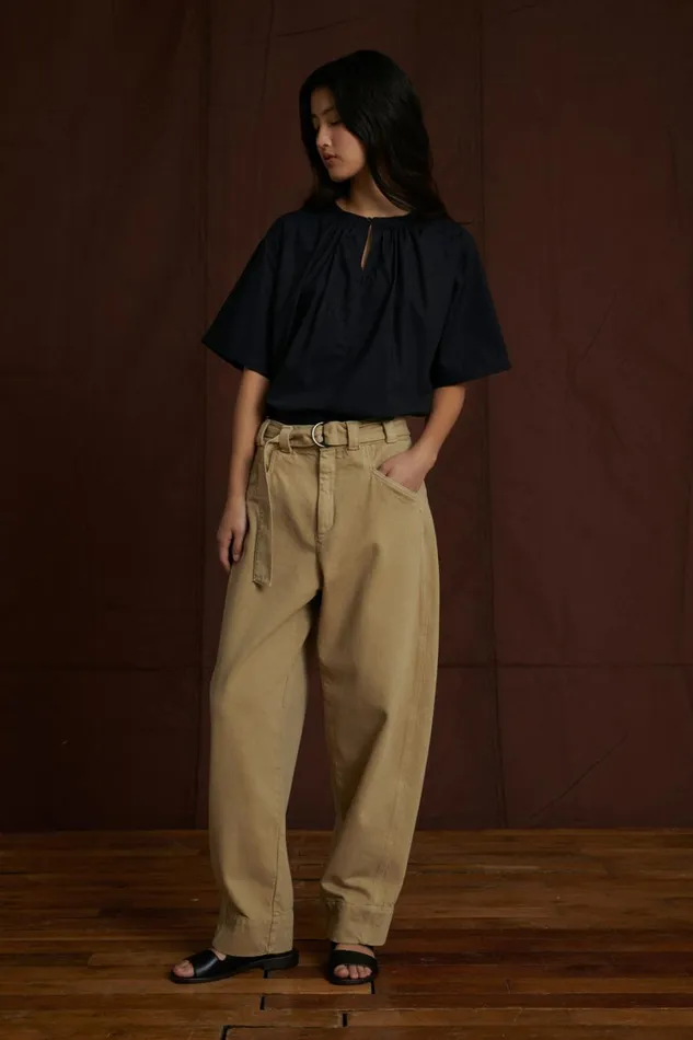 Women ARLETTE BLOUSE Black Soeur Shirts