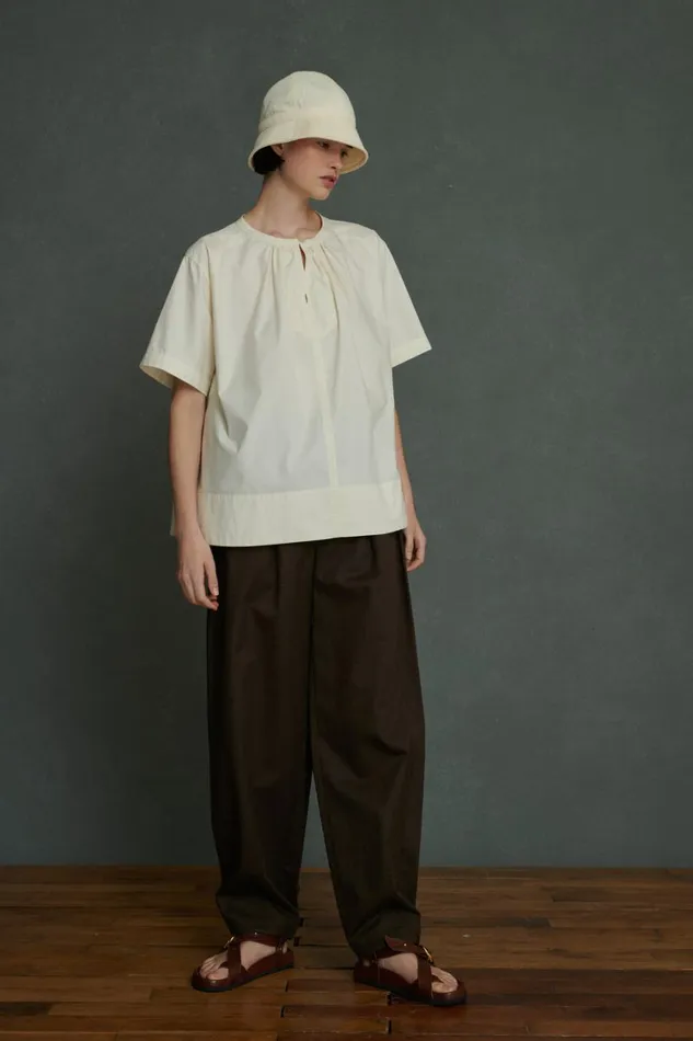 Women ARLETTE BLOUSE Vanilla Soeur Shirts