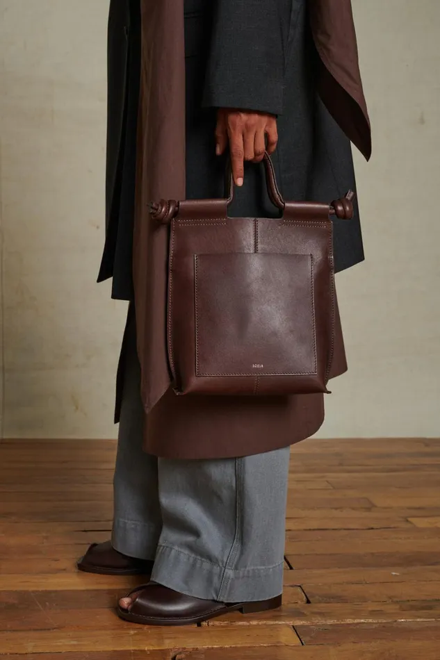 Women ASTI BAG Brown Soeur Bags
