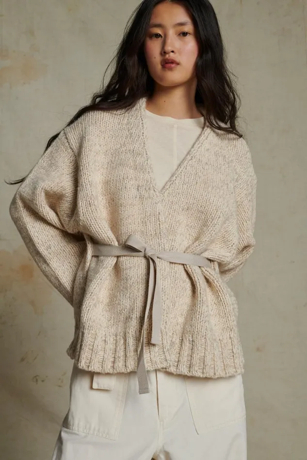 Women ASTRAL CARDIGAN Offwhite Soeur Jumpers and Cardigans