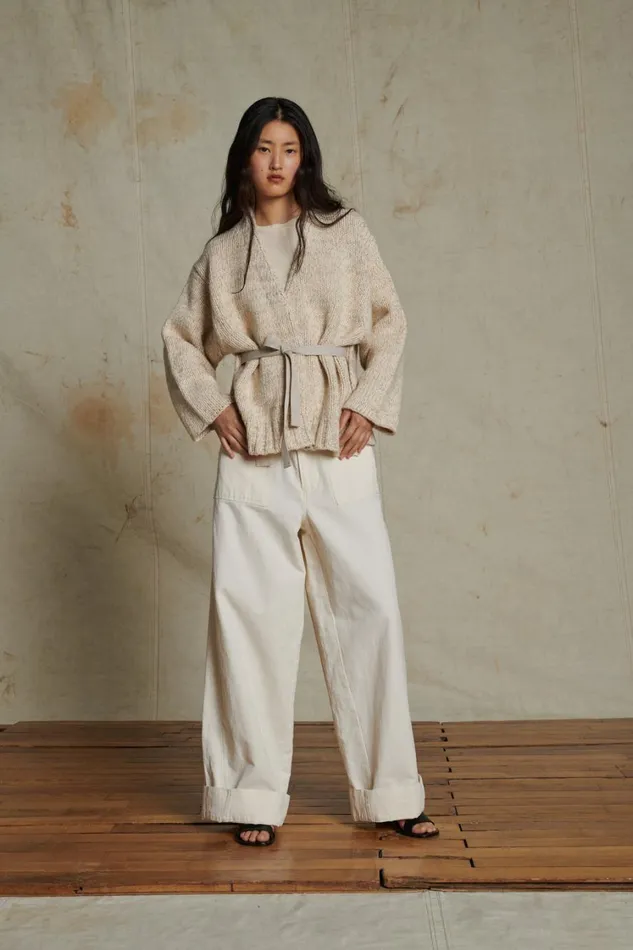 Women ASTRAL CARDIGAN Offwhite Soeur Jumpers and Cardigans
