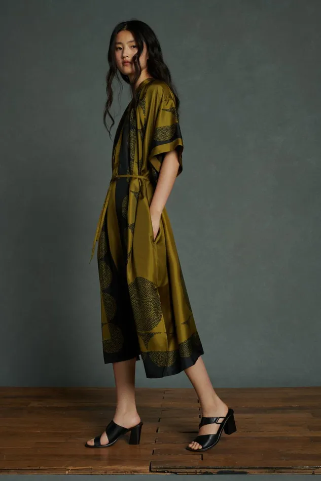 Women ATHENA DRESS Khakiblack Soeur Dresses