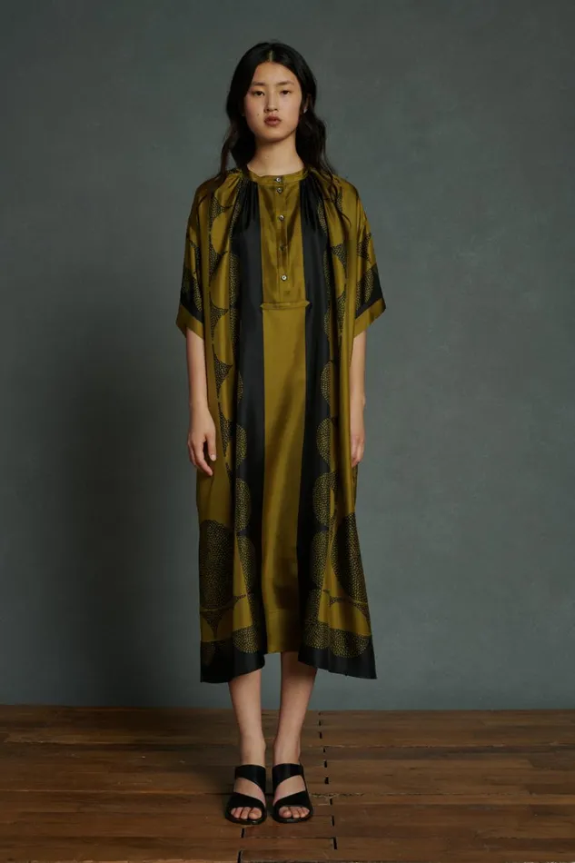 Women ATHENA DRESS Khakiblack Soeur Dresses