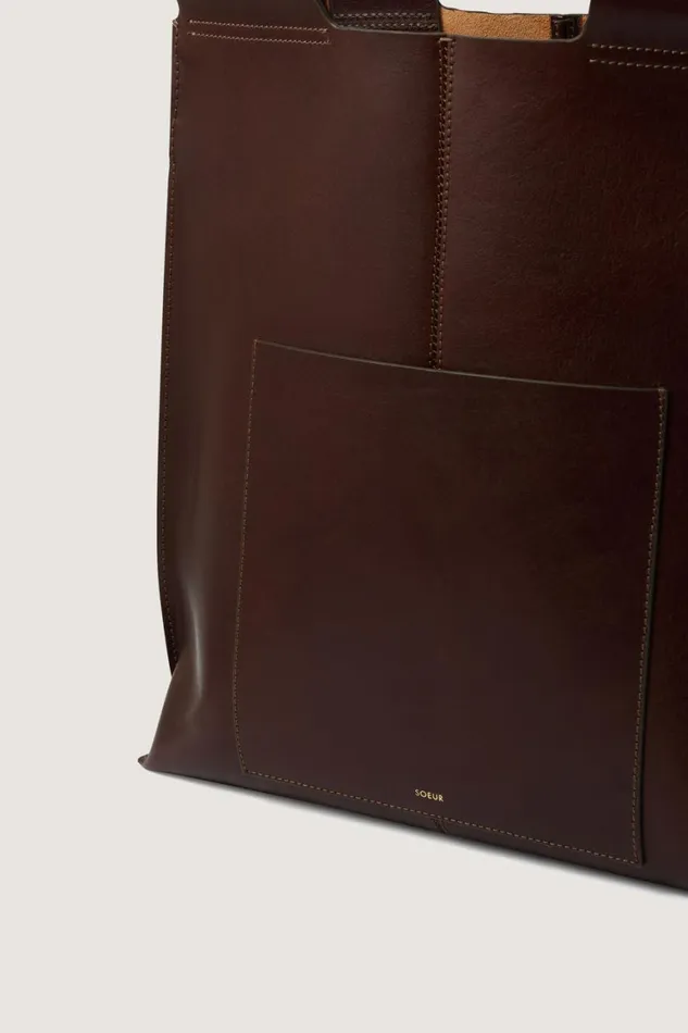 Women ATHENES BAG Brown Soeur Bags