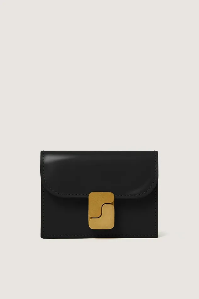 Women AUBE CARDHOLDER Black Soeur Small Leather Goods