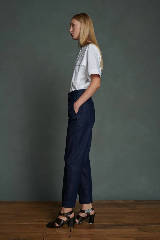 Women AUGUSTE JEANS Navy Soeur Trousers