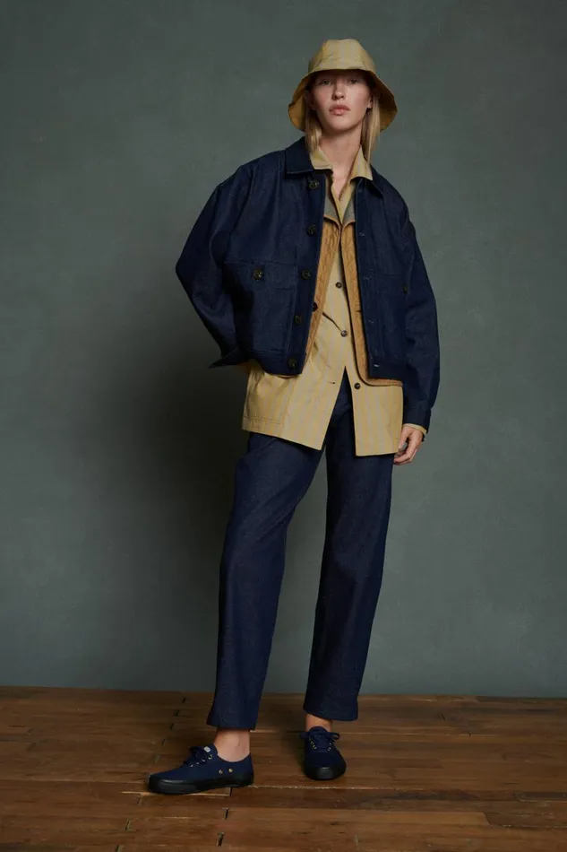 Women AUGUSTE JEANS Navy Soeur Trousers