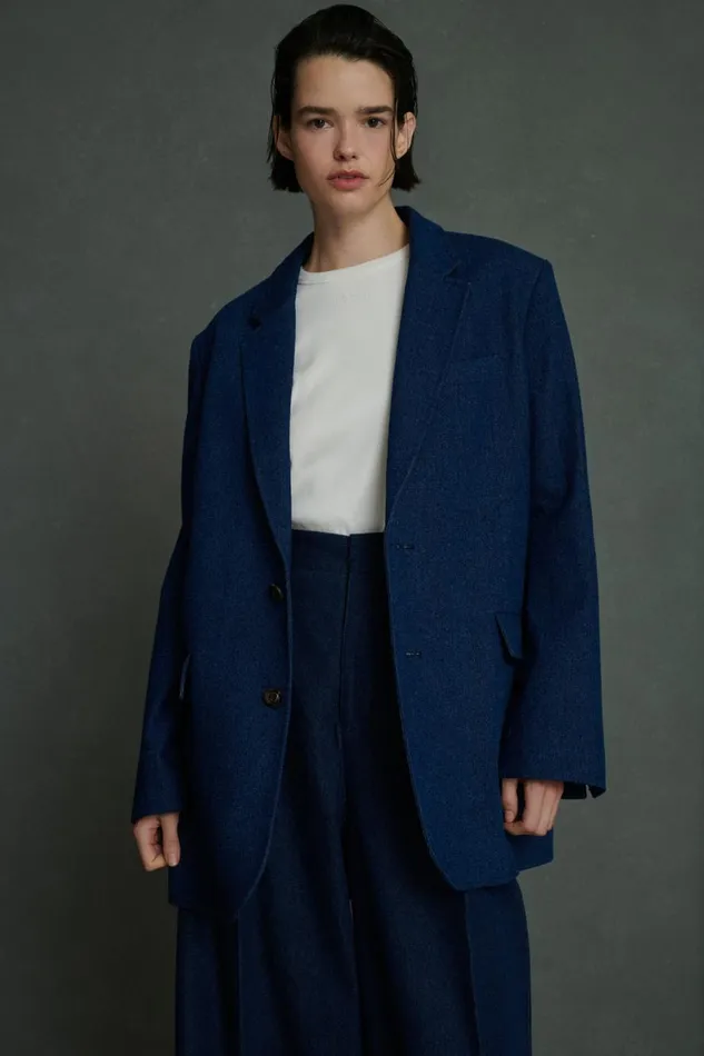Women AURES JACKET Navy Soeur Jackets and Coats