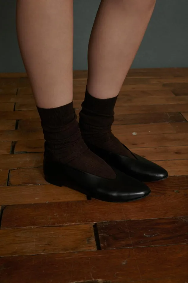 Women AVA LOAFERS Black Soeur Shoes