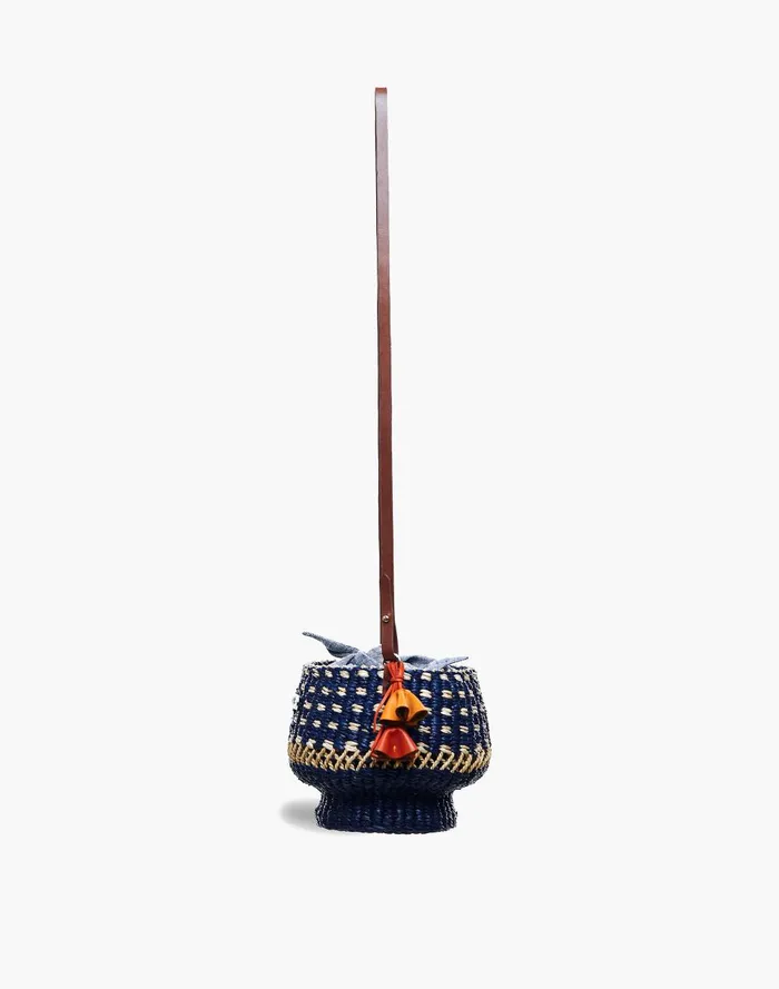 Women Bags Madewell AAKS Raffia Baw Pot Dot Crossbody Bag