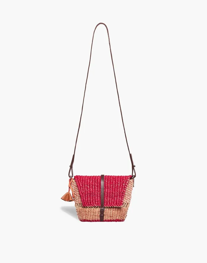 Women Bags Madewell AAKS Raffia Bika Ruby Crossbody Bag