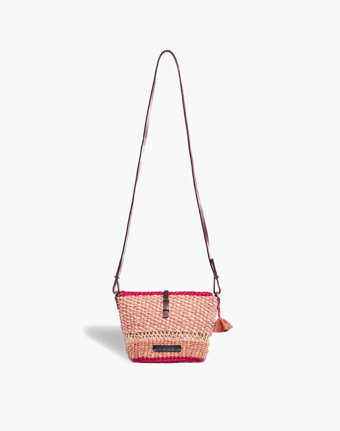 Women Bags Madewell AAKS Raffia Bika Ruby Crossbody Bag