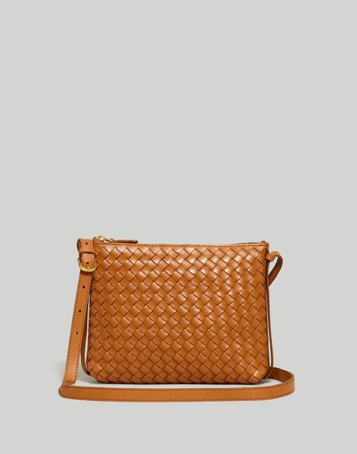 Women Bags Madewell Crossbody Bag In Handwoven Leather