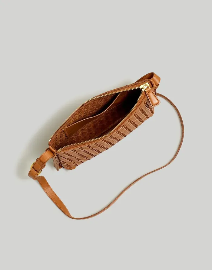 Women Bags Madewell Crossbody Bag In Handwoven Leather