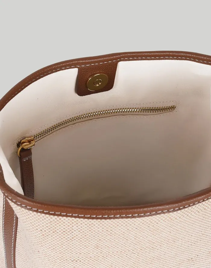 Women Bags Madewell HYER GOODS Canvas Convertible Bucket Bag