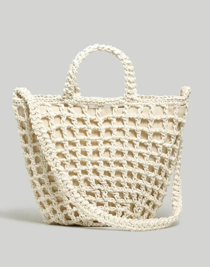 Women Bags Madewell The Crocheted Shoulder Bag