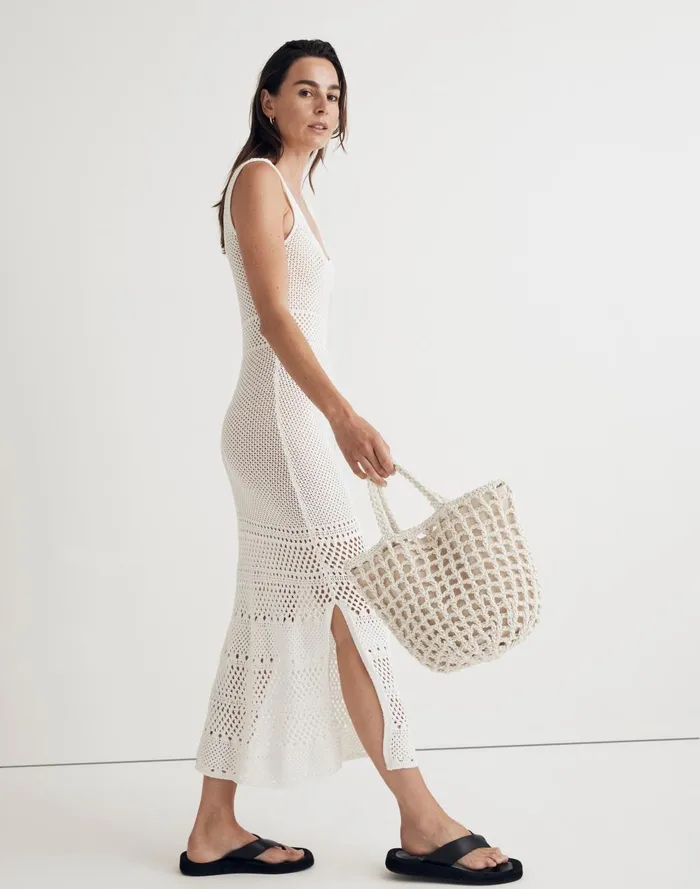 Women Bags Madewell The Crocheted Shoulder Bag