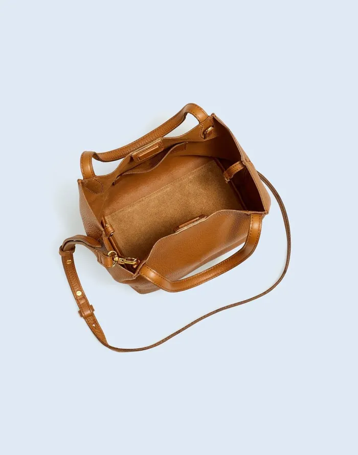Women Bags Madewell The Mini Shopper Tote In Soft Grain Pebbled Leather