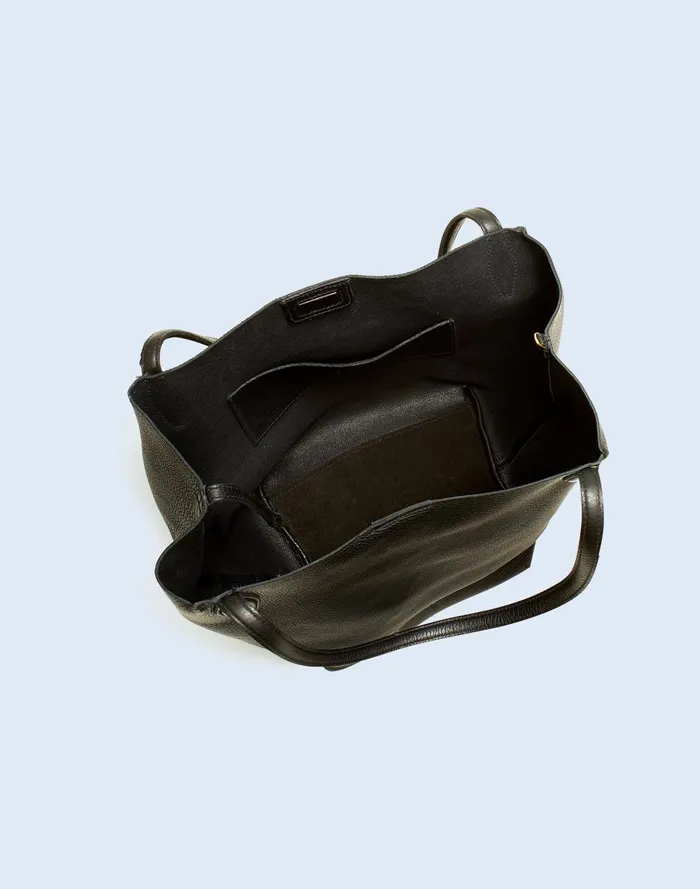 Women Bags Madewell The Shopper Tote In Soft Grain Pebbled Leather