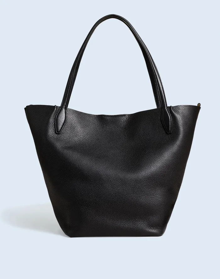 Women Bags Madewell The Shopper Tote In Soft Grain Pebbled Leather