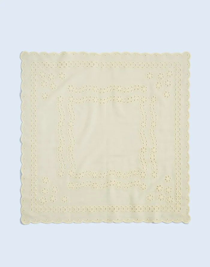 Women Bandanas Madewell Organic Cotton Eyelet Bandana