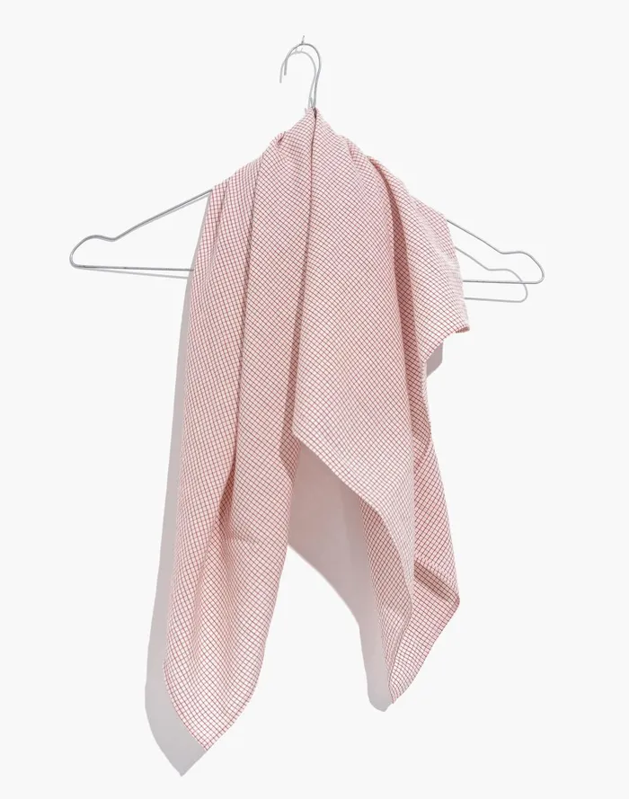 Women Bandanas Madewell World Of Crow Gingham Checkered Cotton Bandana