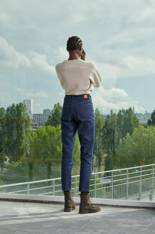 Women BARNEY JEANS Raw Denim Soeur Trousers