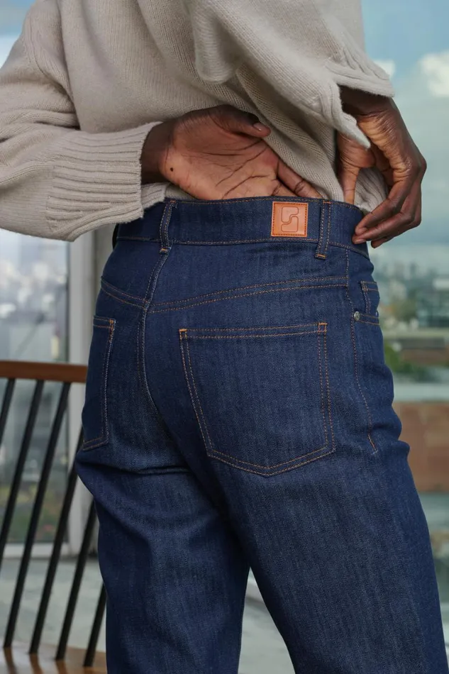 Women BARNEY JEANS Raw Denim Soeur Trousers