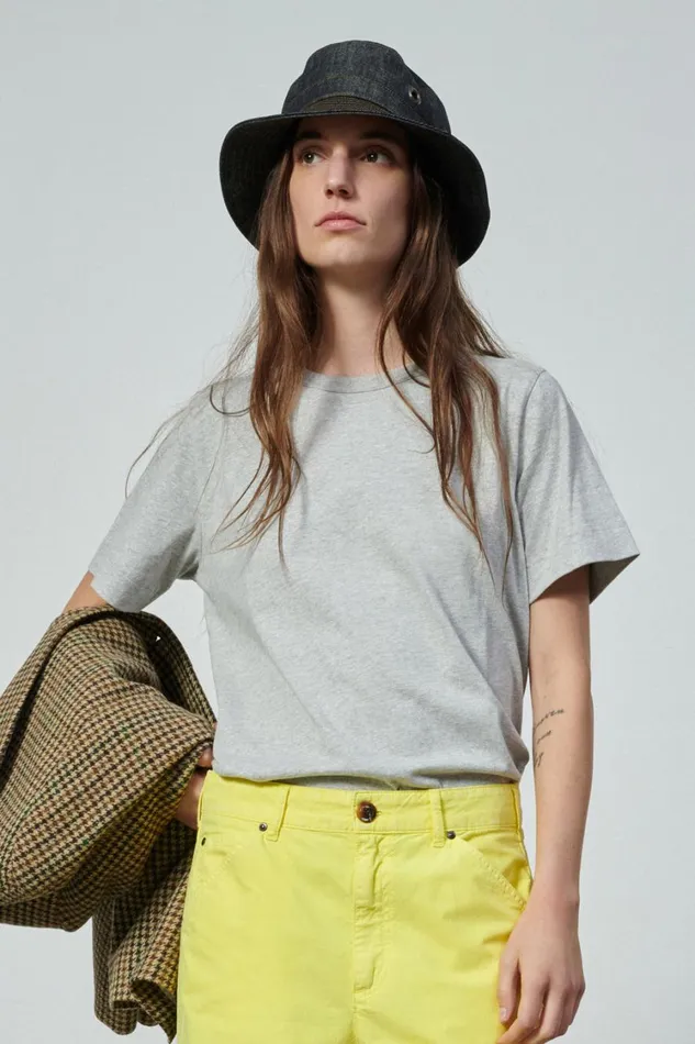Women BASIC TEESHIRT Mottled Grey Soeur TShirts and Sweatshirts