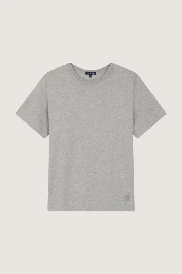 Women BASIC TEESHIRT Mottled Grey Soeur TShirts and Sweatshirts