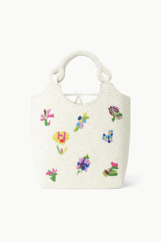 Women Beaded STAUD STAUD BEADED COTE BAG FIRST BLOOM DAY