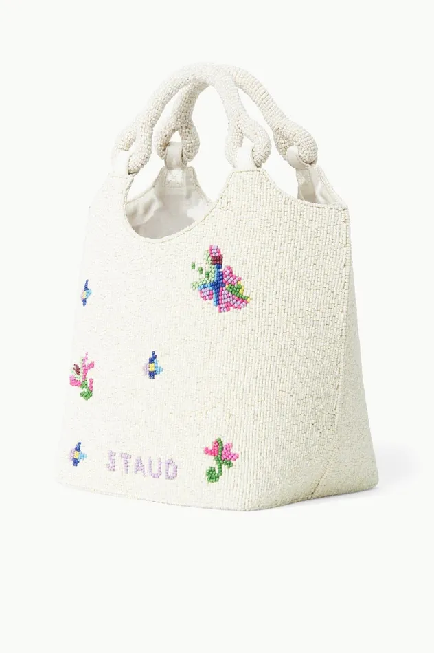 Women Beaded STAUD STAUD BEADED COTE BAG FIRST BLOOM DAY Women Beaded STAUD STAUD BEADED COTE BAG FIRST BLOOM DAY