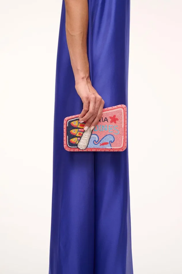 Women Beaded STAUD STAUD CARMELLA BEADED CLUTCH STAUDINES PINK Women Beaded STAUD STAUD CARMELLA BEADED CLUTCH STAUDINES PINK