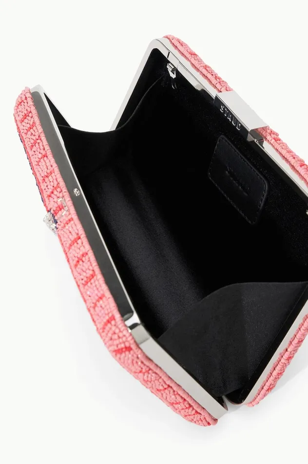 Women Beaded STAUD STAUD CARMELLA BEADED CLUTCH STAUDINES PINK Women Beaded STAUD STAUD CARMELLA BEADED CLUTCH STAUDINES PINK