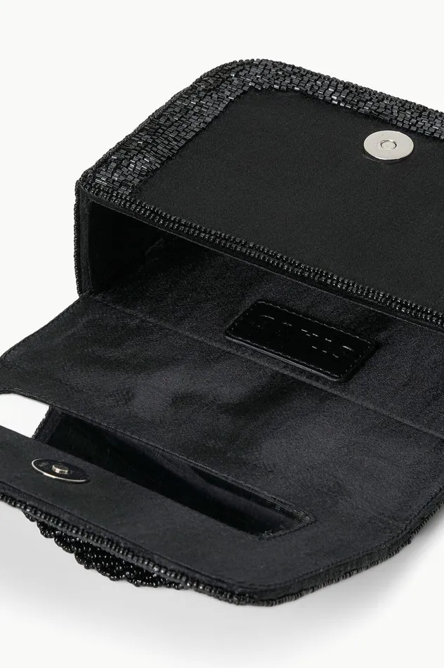 Women Beaded STAUD STAUD CARMEN BEADED BOX BAG BLACK Women Beaded STAUD STAUD CARMEN BEADED BOX BAG BLACK