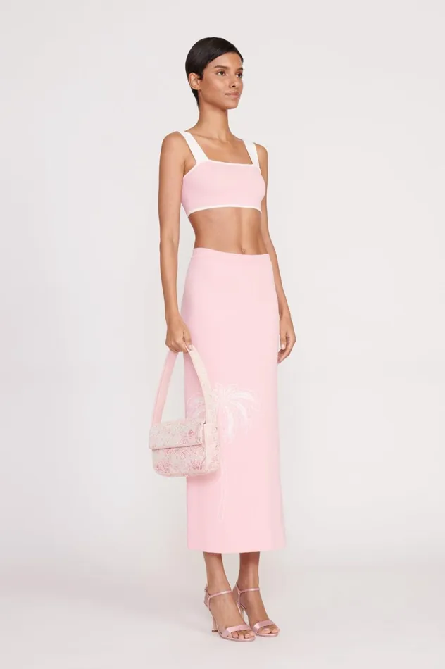 Women Beaded STAUD STAUD TOMMY BAG IVORY CHERRY BLOSSOM TOILE Women Beaded STAUD STAUD TOMMY BAG IVORY CHERRY BLOSSOM TOILE