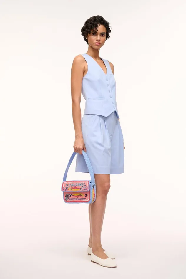 Women Beaded STAUD STAUD TOMMY BEADED BAG STAUDINES PINK Women Beaded STAUD STAUD TOMMY BEADED BAG STAUDINES PINK
