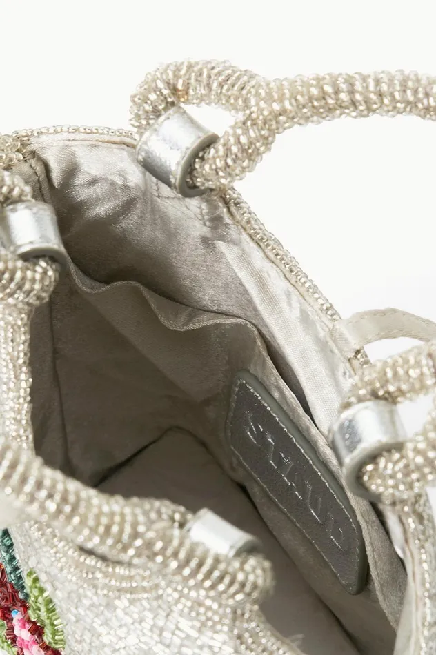 Women Beaded STAUD STAUD ZOE BEADED BAG DIAMOND ROSE Women Beaded STAUD STAUD ZOE BEADED BAG DIAMOND ROSE