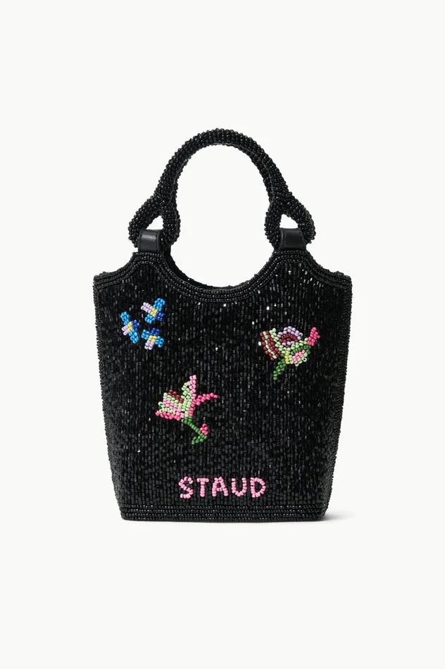 Women Beaded STAUD STAUD ZOE BEADED BAG FIRST BLOOM NIGHT Women Beaded STAUD STAUD ZOE BEADED BAG FIRST BLOOM NIGHT