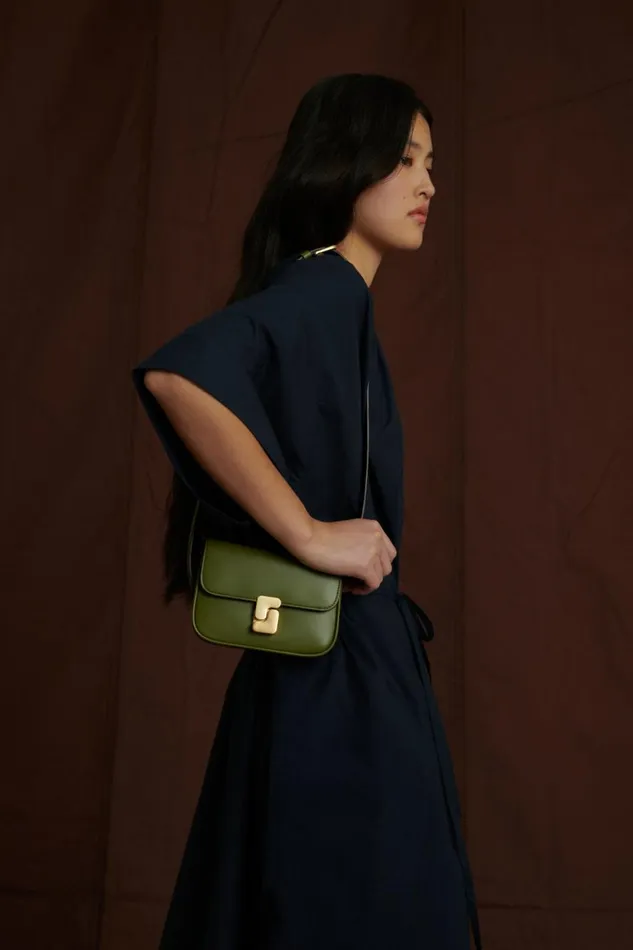 Women BELL BAG Olive Green Soeur Mini Bags