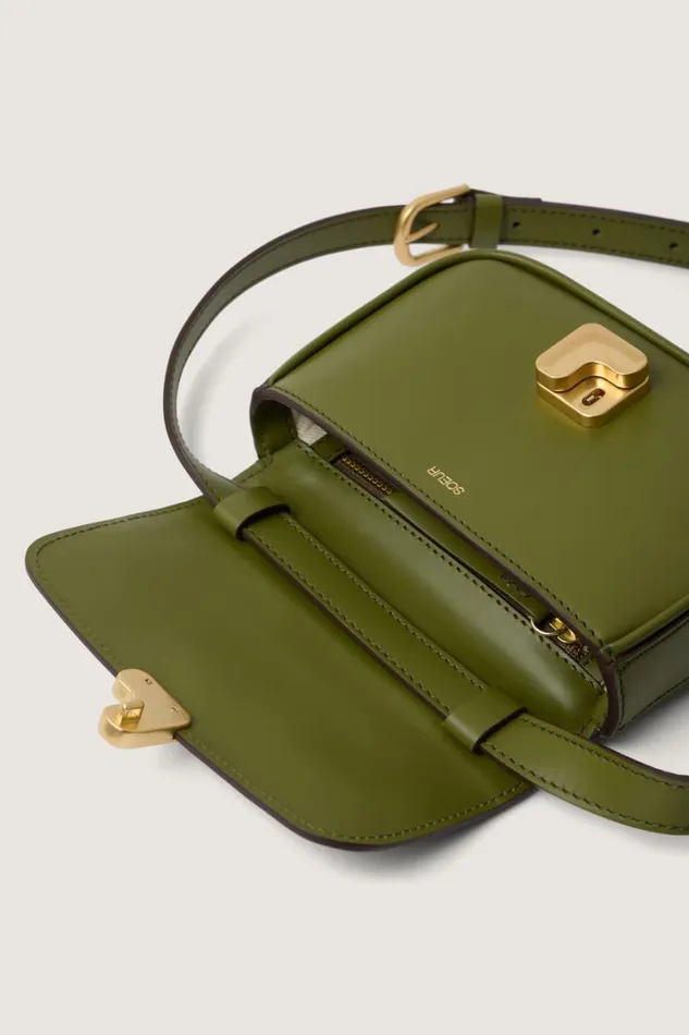 Women BELL BAG Olive Green Soeur Mini Bags
