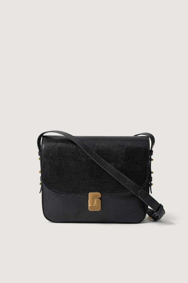 Women BELLISSIMA MAXI BAG Black Soeur Shoulder Bags
