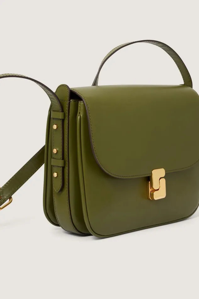 Women BELLISSIMA MAXI BAG Olive Green Soeur Shoulder Bags