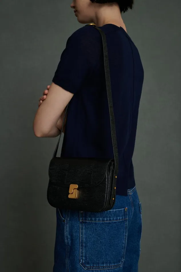 Women BELLISSIMA MINI BAG Black Soeur Shoulder Bags